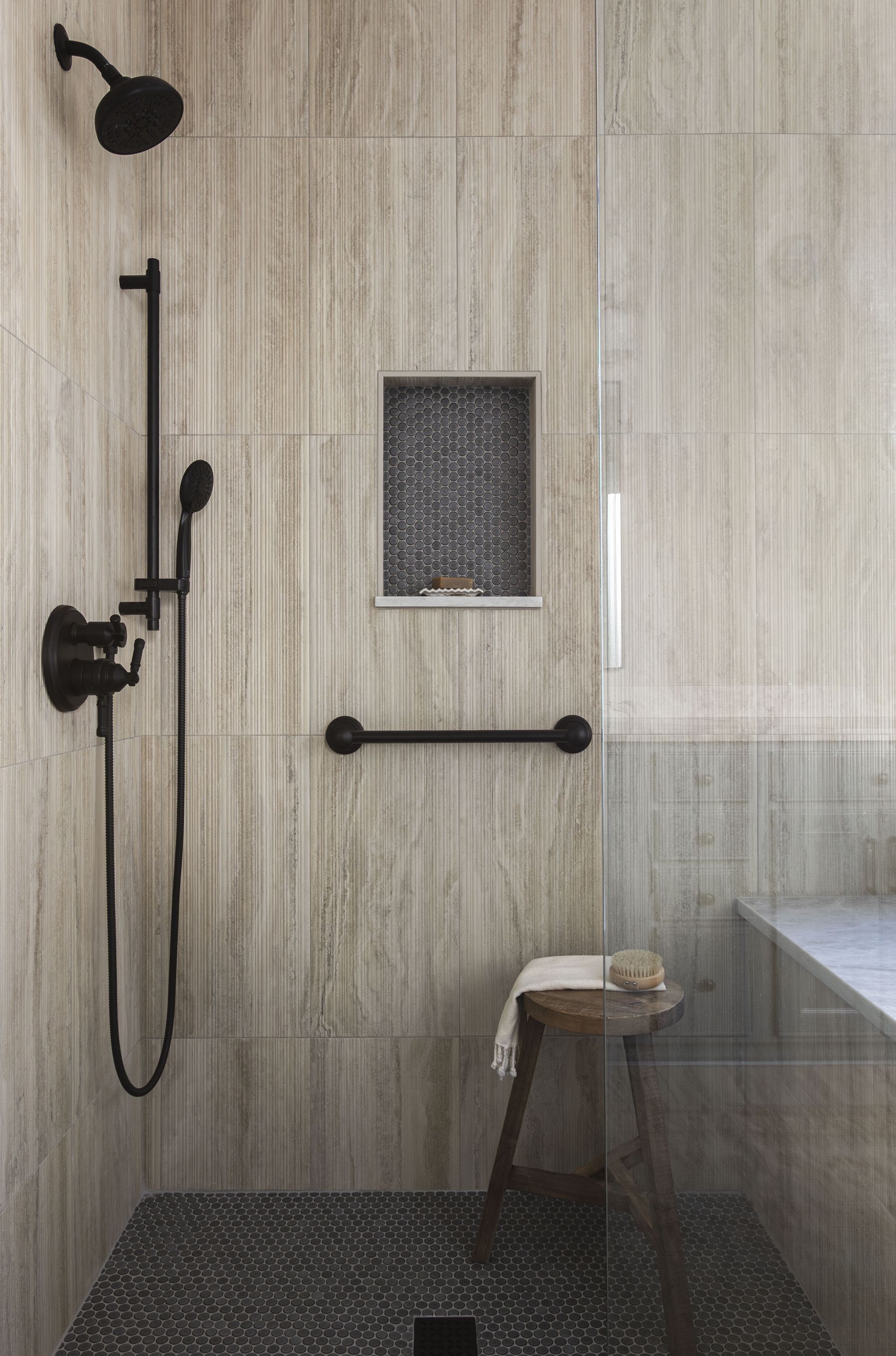 Bathroom shower detail