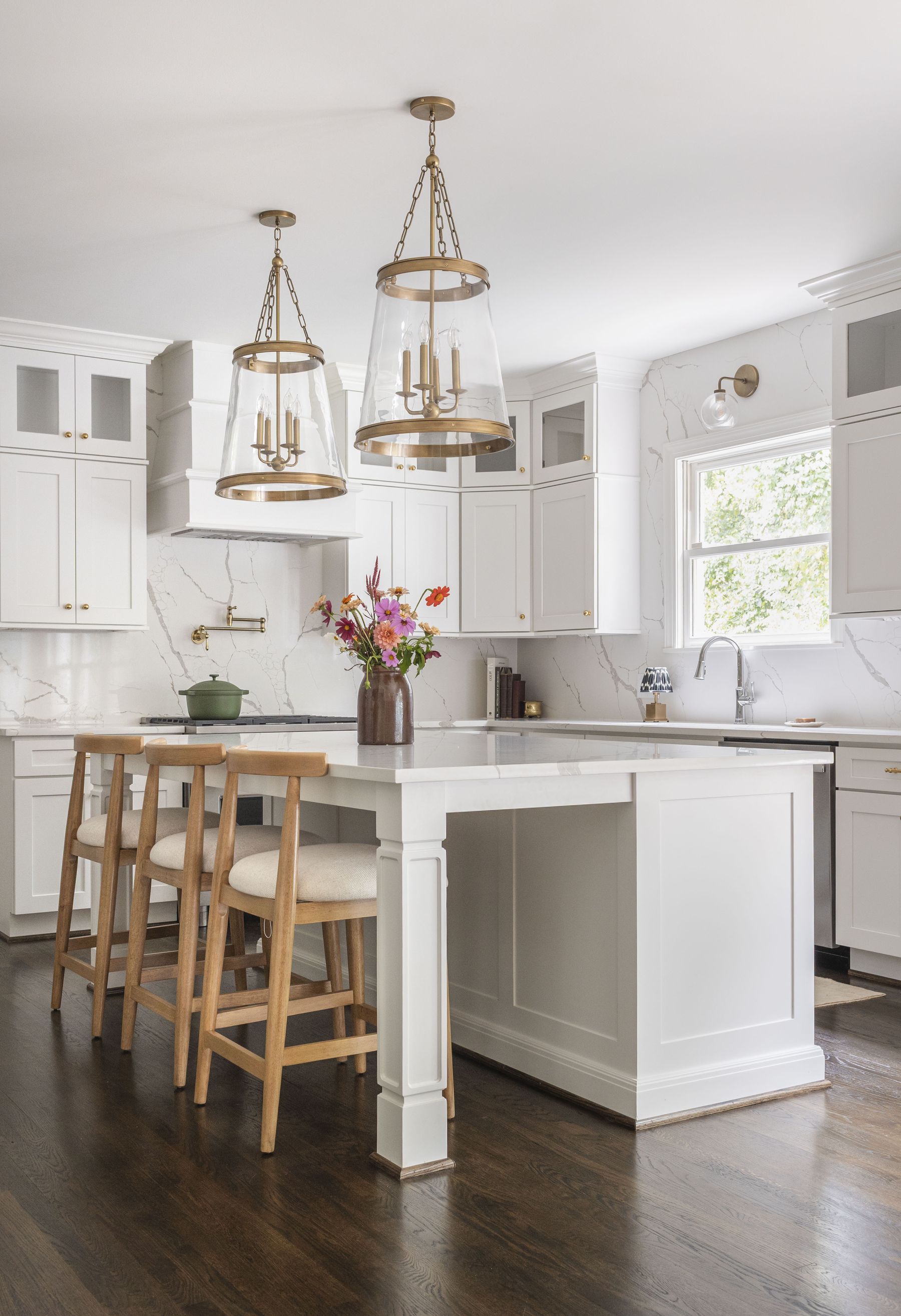 White kitchen remodel